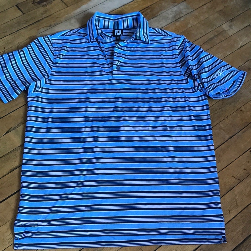 FootJoy Men's Multi-Striped Polo‎ Shirt